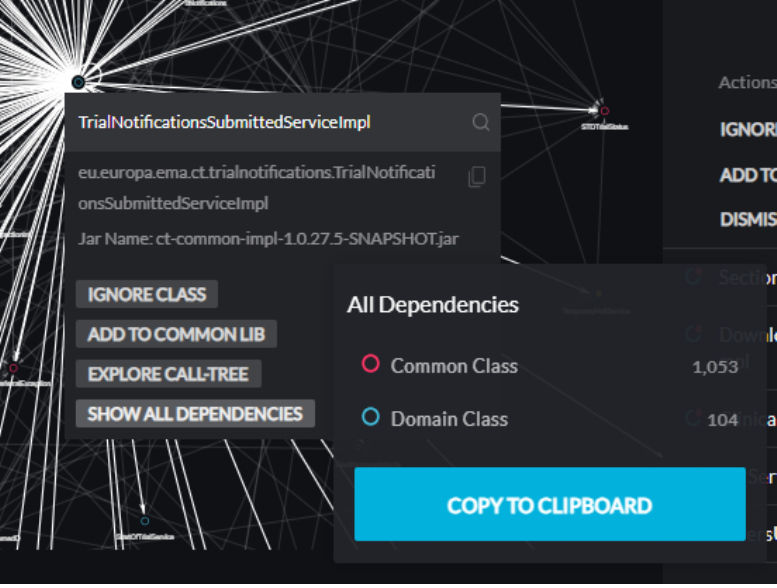 image Compile Time Dependencies Graph
