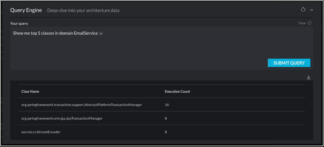 GenAI Powered Engine Query Results