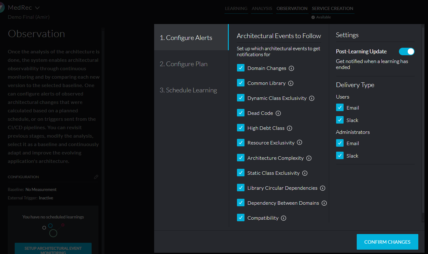Scheduled Learning Alerts